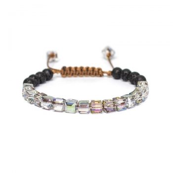 Glass Crystal Adjustable Anxiety Bracelet