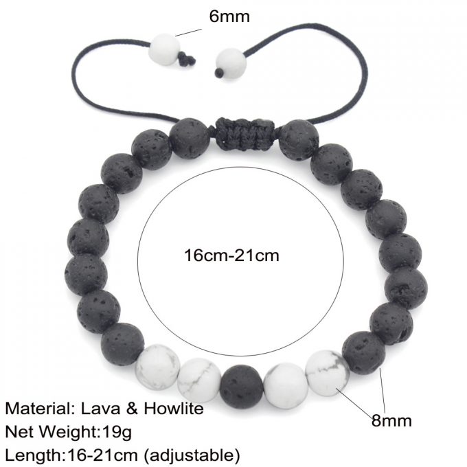 Howlite Stone Anxiety Bracelet - Image 5