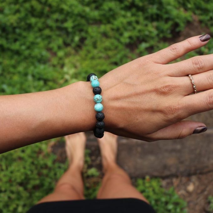 Turquoise Peace Anxiety Bracelet - Image 5