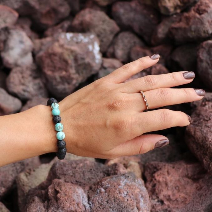 Turquoise Peace Anxiety Bracelet - Image 4