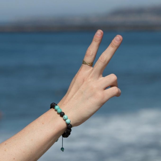 Turquoise Peace Anxiety Bracelet - Image 6