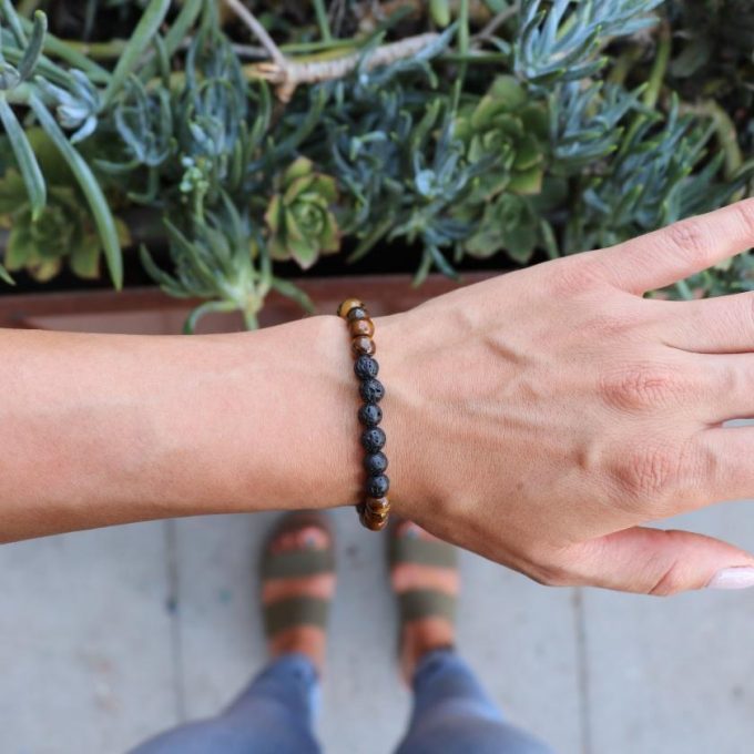 Tiger Eye Strength Anxiety Bracelet - Image 5