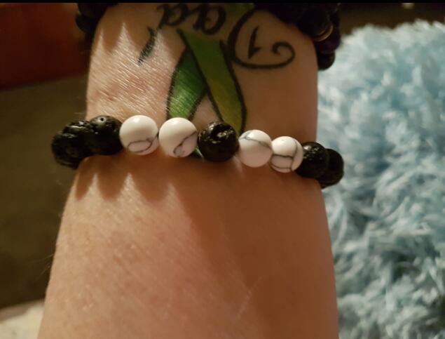 Calm Lava Stone Diffuser Anxiety Bracelet