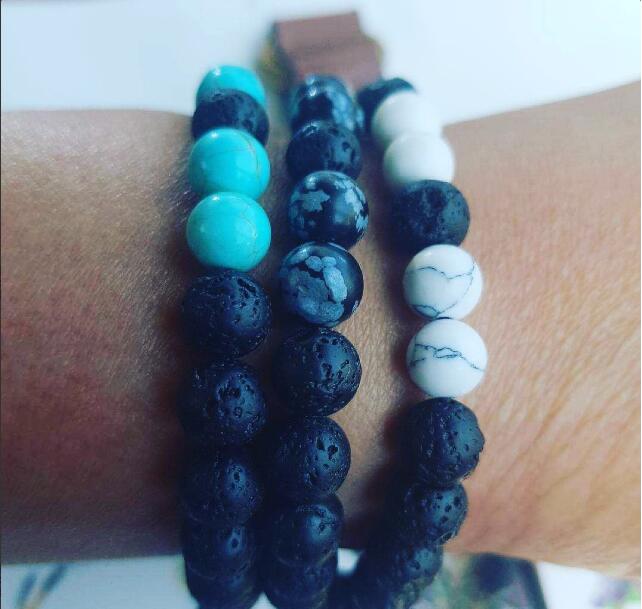 Calm Lava Stone Diffuser Anxiety Bracelet