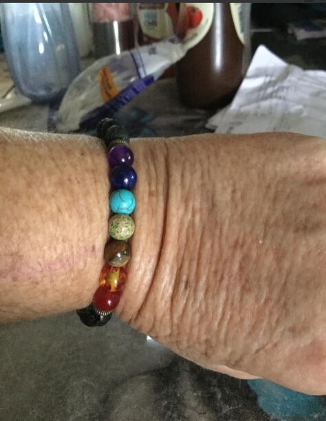 7 Chakra Adjustable Anxiety Bracelet