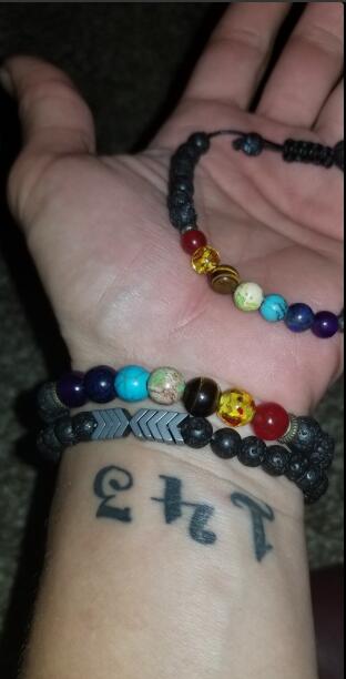 7 Chakra Adjustable Anxiety Bracelet