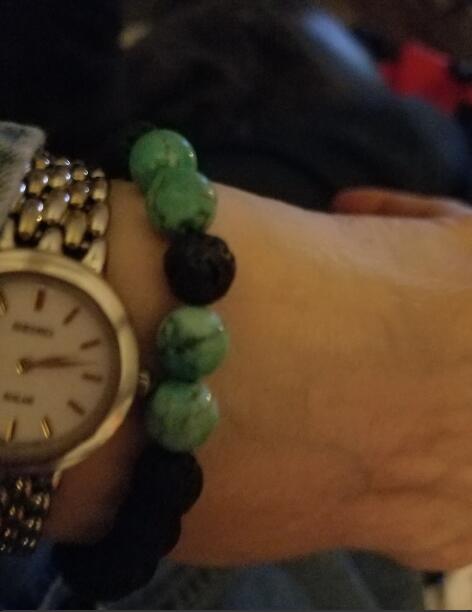 Peace Lava Stone Diffuser Anxiety Bracelet