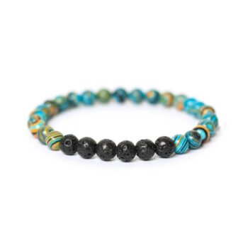Blue Cosmic Diffuser Anxiety Bracelet