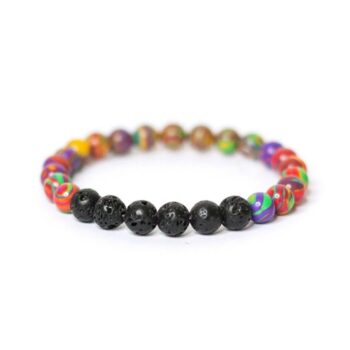 Red Cosmic Diffuser Anxiety Bracelet