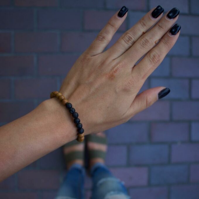 Brick Stone Diffuser Anxiety Bracelet - Image 3
