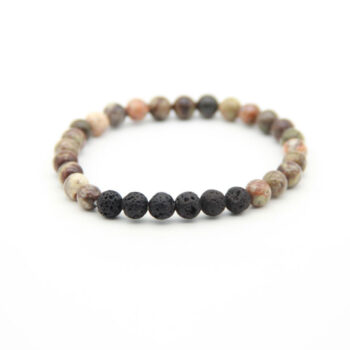 Flower Agate Diffuser Anti Anxiety Bracelet