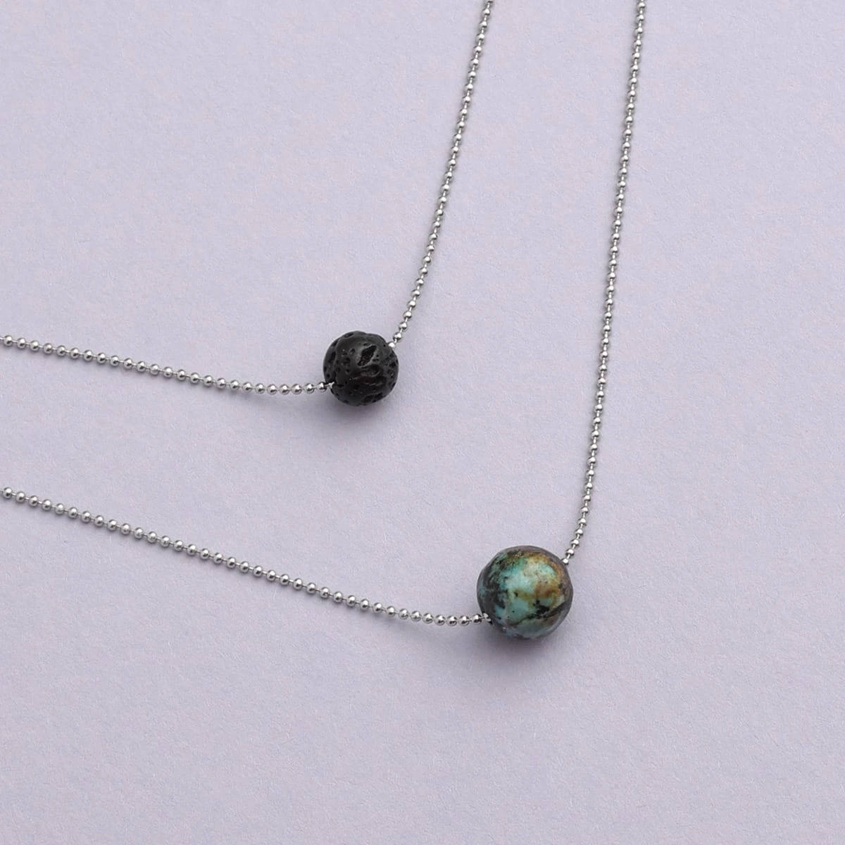 Pure Diffuser Anxiety Necklace - African Turquoise - Image 5