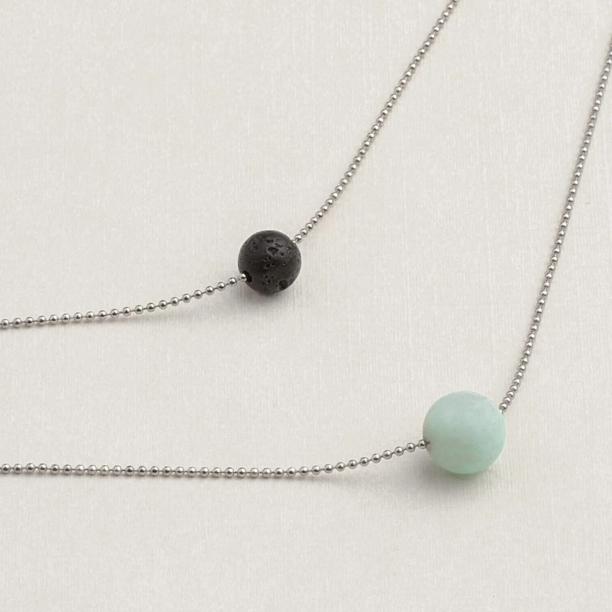Pure Diffuser Anxiety Necklace - Amazonite - Image 5