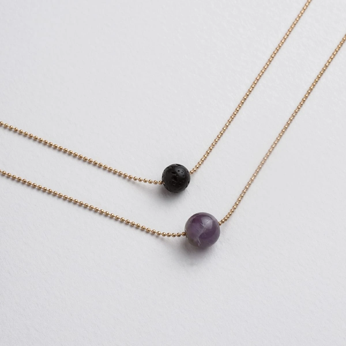 Pure Diffuser Anxiety Necklace - Amethyst - Image 3