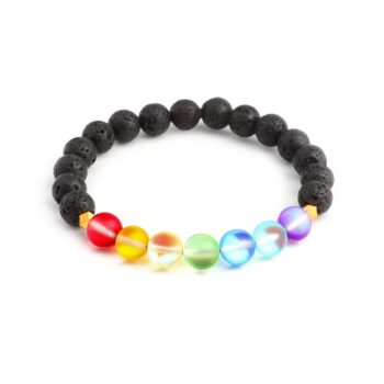 Glow Glass Chakra Anxiety Bracelet