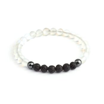 Glow Glass (Clear) Anxiety Bracelet