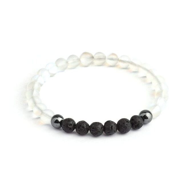 Glow Glass (Clear) Anxiety Bracelet