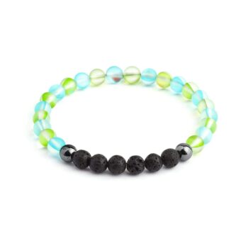 Glow Glass (Green And Blue) Anxiety Bracelet