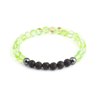 Glow Glass Diffuser (Green) Anxiety Bracelet