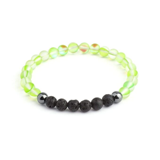 Glow Glass Diffuser (Green) Anxiety Bracelet