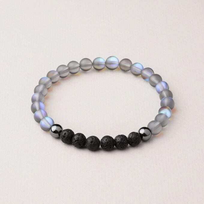 Glow Glass (Grey) Anxiety Bracelet - Image 2