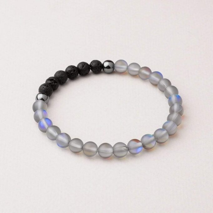 Glow Glass (Grey) Anxiety Bracelet - Image 3