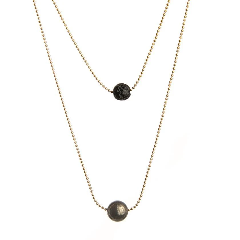 Pure Diffuser Anxiety Necklace - Pyrite