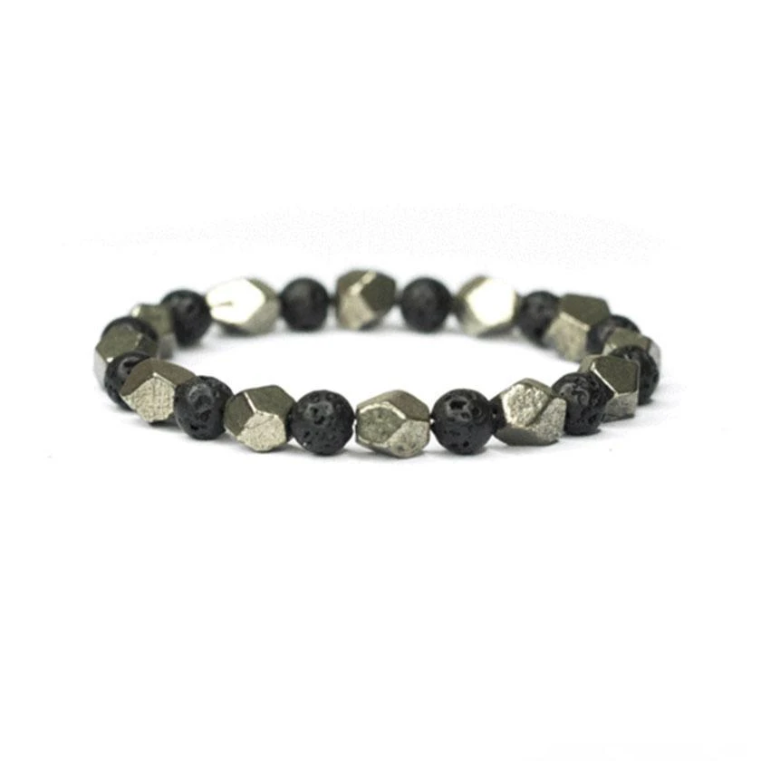 Lucky Pyrite Diffuser Anxiety Bracelet