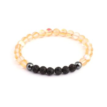 Glow Glass (Champagne) Anxiety Bracelet