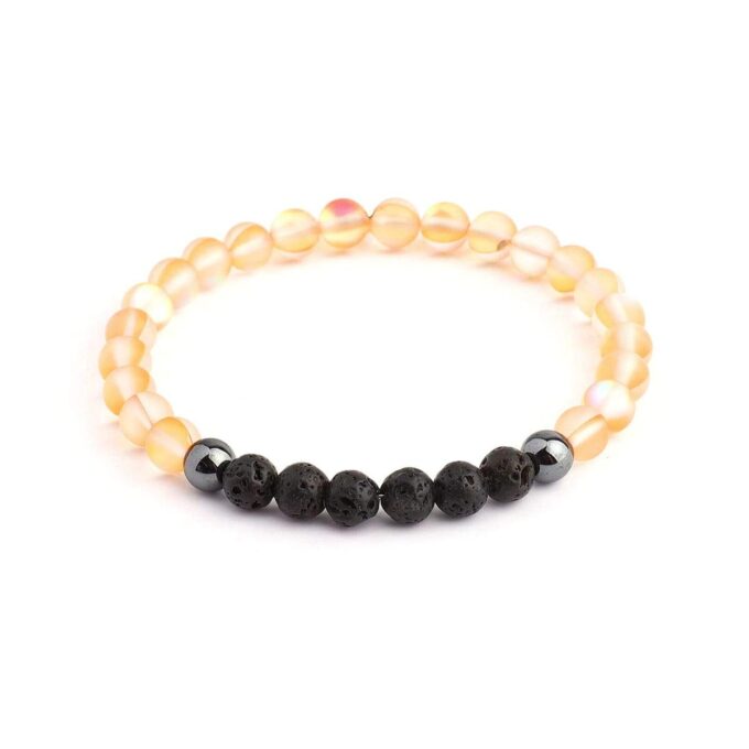 Glow Glass (Champagne) Anxiety Bracelet