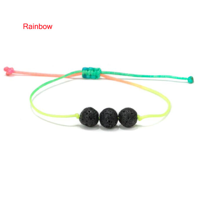 3 Pack Lava Rock Anxiety Bracelet - Image 2