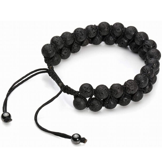 Lava Rock Stone Anxiety  Bracelet - Image 2