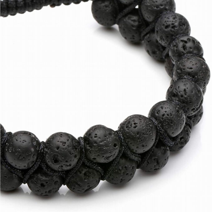 Lava Rock Stone Anxiety  Bracelet - Image 3