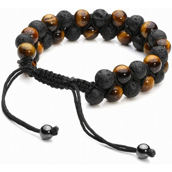 Lava Stone Anxiety Bracelet - Image 2