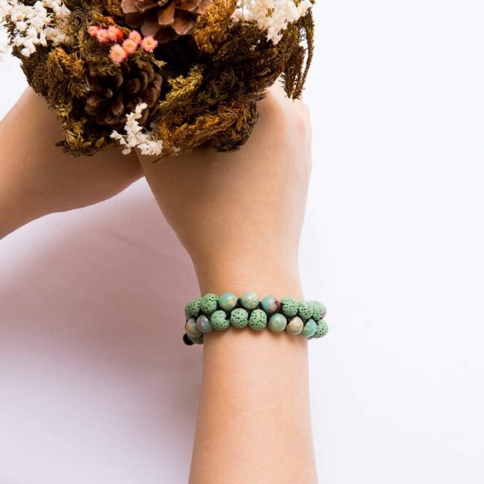 Lava Stone Anxiety Bracelet - Image 9