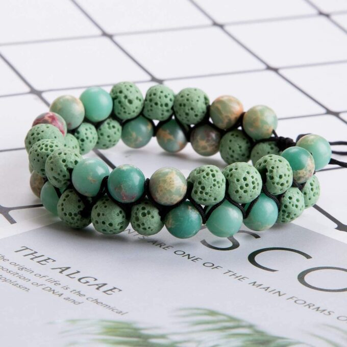 Lava Stone Anxiety Bracelet - Image 8