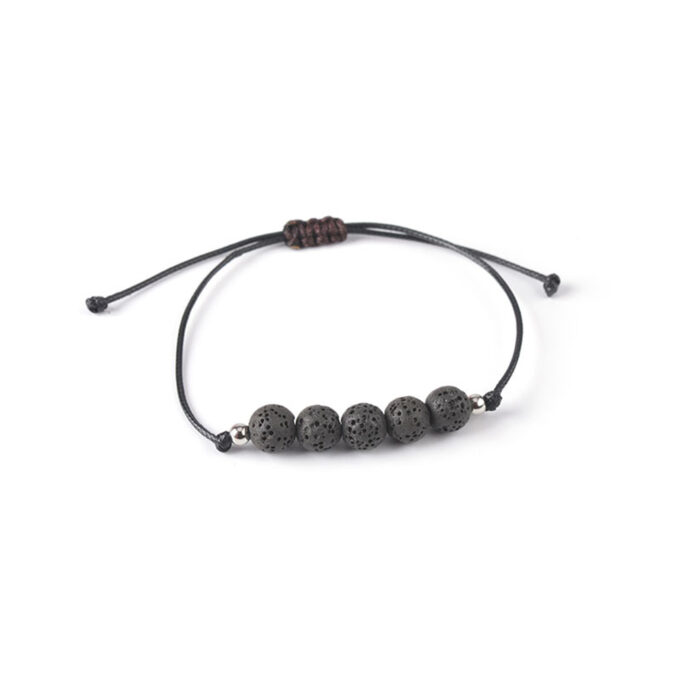 Rainbow Lava Rock Adjustable Anxiety Bracelets - Image 14