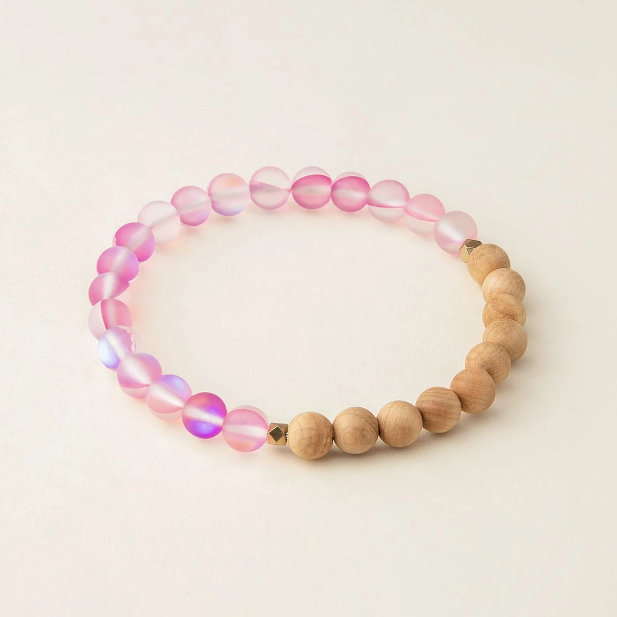 Glow Glass Wood Diffuser Bracelet